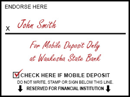 How to endorse your check for mobile check deposit
